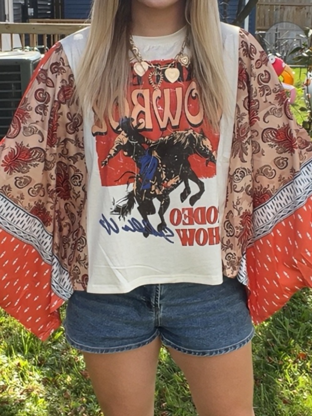 Batwing boho tee - Picture 4 of 4
